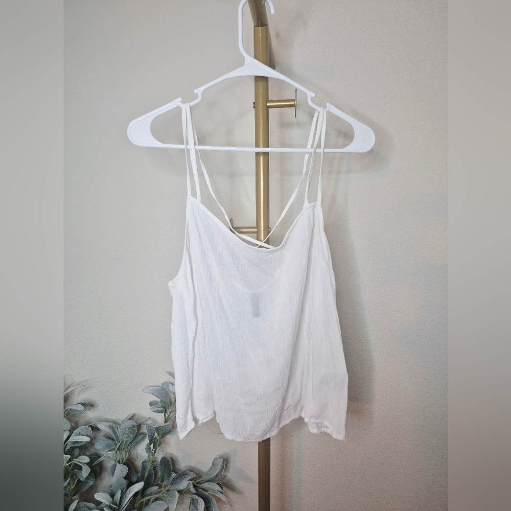 Divided‎ White Strappy Camisole